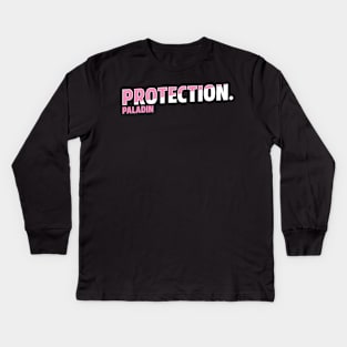 Protection Paladin Kids Long Sleeve T-Shirt